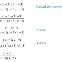 Adding and subtracting rational expressions practice