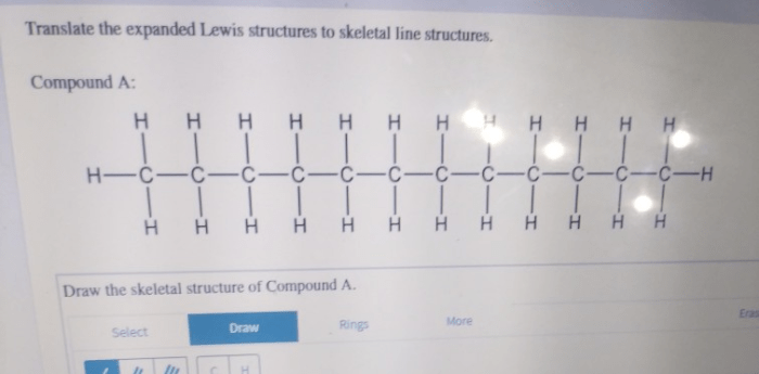 Structures skeletal lewis condensed compounds